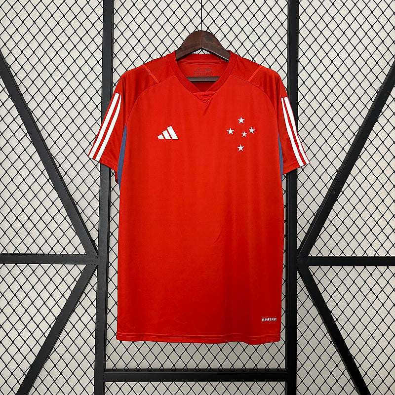 Jersey 24∕25 Cruzeiro Training Wear Red All sponsors