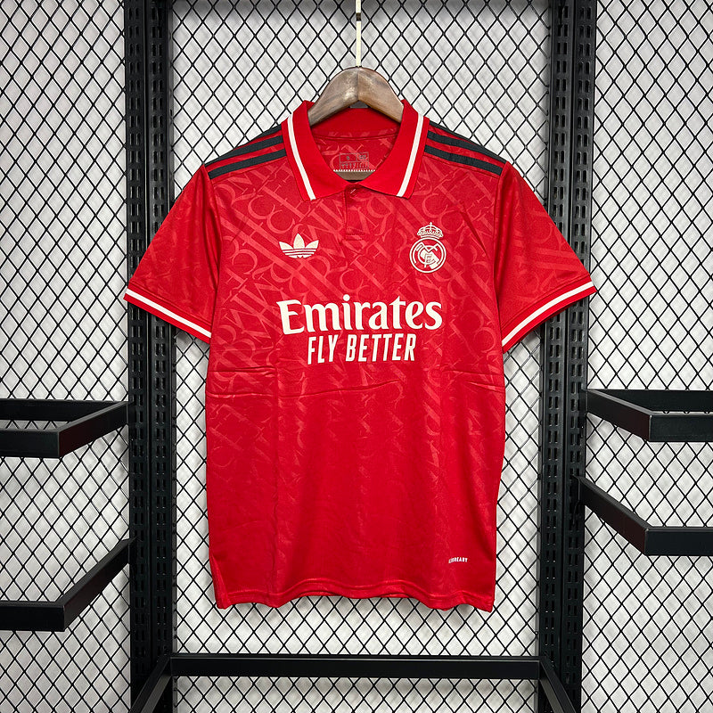 Jersey Real Madrid Vermelha 24/25