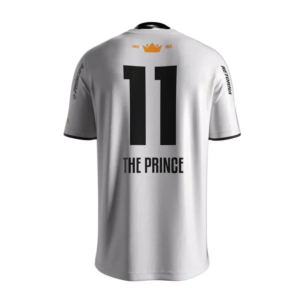 PRÉ-VENDA Jersey The Prince Santos 24/25 Branca - Comma Masculino Torcedor